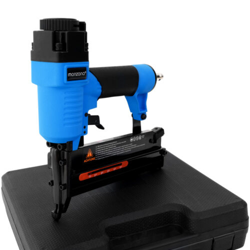 Capsator și piesă pneumatică 2 în 1 cu cutie + cuie + cheie hexagonală + ulei