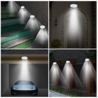 Lampă solară de perete cu 15 LED-uri și senzor de mișcare