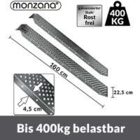 Rampă de încărcare set 2 piese 400 kg