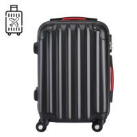 Valiză rigidă XL cu roți rotative la 360°, capacitate 90L, ABS negru