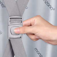 Valiză rigidă XL cu roți rotative la 360°, capacitate 90L, ABS argintiu