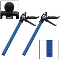 Set de 3 întinzătoare de ușă/cadru din oțel 50-115cm max 30kg