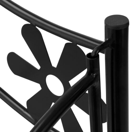 Raft metalic, negru mat, 50x60x30cm