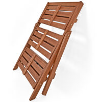 Suport pentru plante 79x56x59cm, 3 trepte, din lemn de salcâm, certificat FSC®