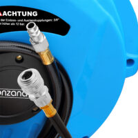 Rolă furtun aer 10m cu cuplaj rapid 3/8"