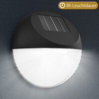 Set de 6 aplice solare LED de perete Ø11cm