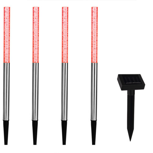 Lumini solare LED cu priză, set de 4 cu schimbător de culoare