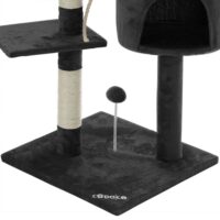 Ansamblu de joaca pentru pisici, antracit 112cm