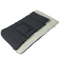 Sac de carucior pentru bebeluși, căptușit, antracit