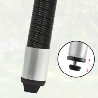 Masă rotundă neagră din poliratan Ø60cm