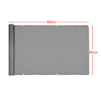 de_105713d_5.jpg Paravan de intimitate pentru balcon, aspect beton, 5 m