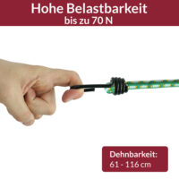 de_105754a_6.jpg Set de 10 coarde elastice, verzi, expansor 61 cm