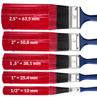 Set de pensule 30 de piese - 5 dimensiuni diferite