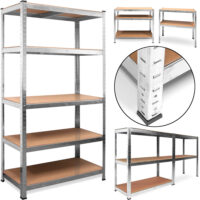 Rafturi rezistente, set de 2, 180x90x40cm, galvanizate, 875kg fiecare