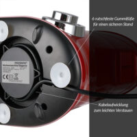de_106202d_8.jpg Robot de bucătărie Elegance Roșu 1200W 6L