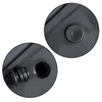 Ghiveci de flori din poliratan negru 95x27x60cm