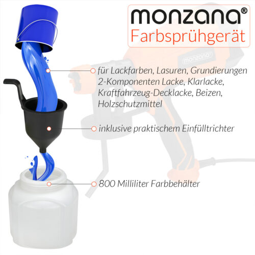 Pulverizator de vopsea de 500 W