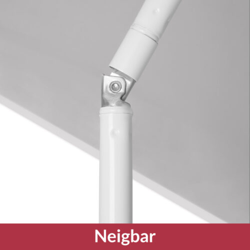 Umbrelă de soare bej Cyprus 180 cm, protecție UV 50+, funcție de înclinare