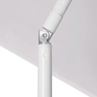 Umbrelă de soare roșie Cyprus 180 cm, protecție UV 50+, funcție de înclinare