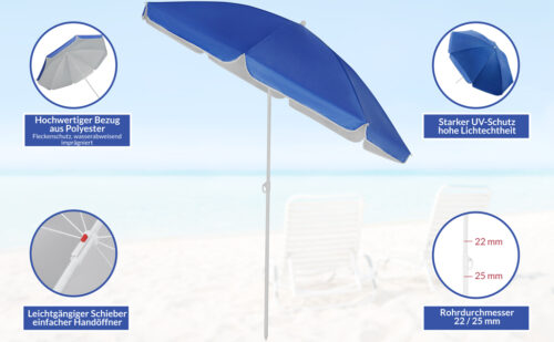 de_106845a_2.jpg Umbrelă de soare albastră Cyprus 180 cm, protecție UV 50+, funcție de înclinare