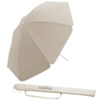 Umbrelă de soare Crete bej 200 cm protecție UV 50+ funcție de înclinare