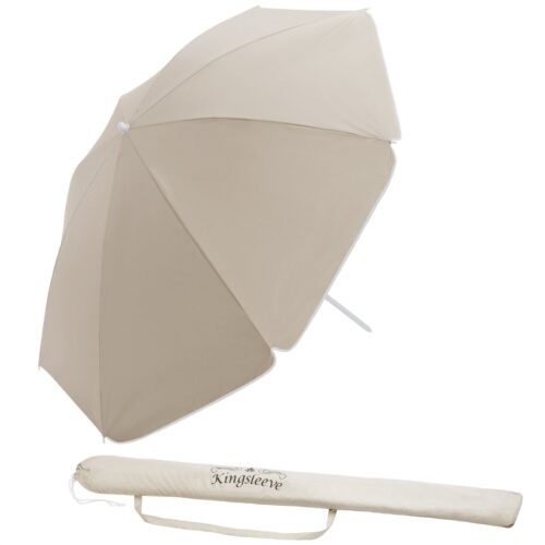 Umbrelă de soare Crete bej 200 cm protecție UV 50+ funcție de înclinare