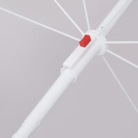 Umbrelă de soare Crete Red 200cm, protecție UV 50+, funcție de înclinare