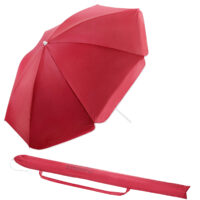 Umbrelă de soare Crete Red 200cm, protecție UV 50+, funcție de înclinare