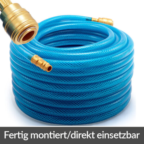 Furtun de aer comprimat de 15 m cu cuplaj/ștecher rapid