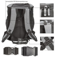 de_106911d_9.jpg Rucsac pentru pisici gri 41x30x34cm