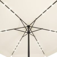 de_107006d_4.jpg Umbrelă solară LED Athens, crem, Ø330cm, protecție UV 80+