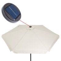 de_107006d_5.jpg Umbrelă solară LED Athens, crem, Ø330cm, protecție UV 80+