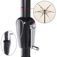 de_107006d_6.jpg Umbrelă solară LED Athens, crem, Ø330cm, protecție UV 80+