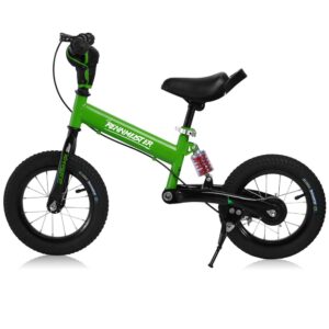Bicicletă de echilibru pentru copii, verde închis