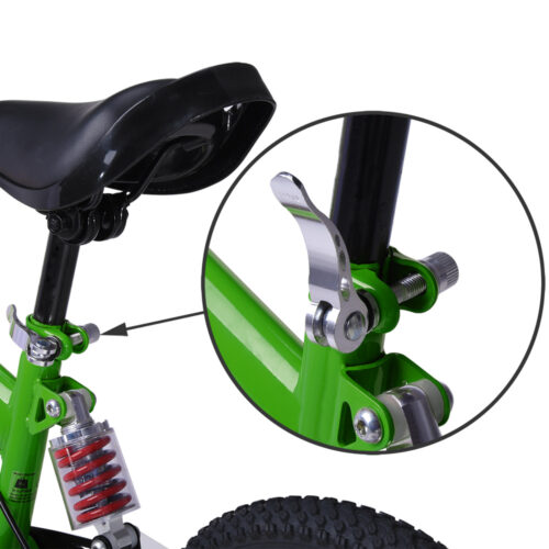 Bicicletă de echilibru pentru copii, verde închis