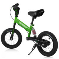 Bicicletă de echilibru pentru copii, verde închis
