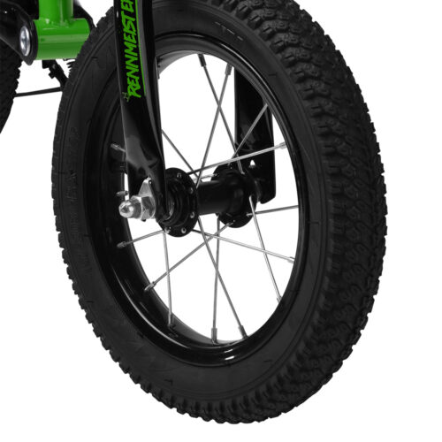 Bicicletă de echilibru pentru copii, verde închis
