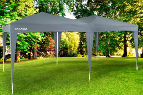 Pavilion pliabil, antracit, 3x6m, protecție UV 50+