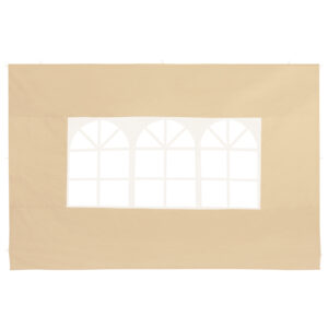 Panouri laterale pentru pavilion pliabil, set de 2, bej, 3x2m
