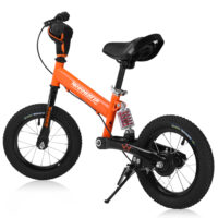Bicicletă de echilibru pentru copii, portocalie