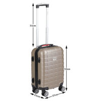 Valiză rigidă Exopack, Champagne M, ABS, 40L