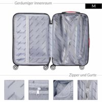 Valiză rigidă Exopack, Champagne M, ABS, 40L