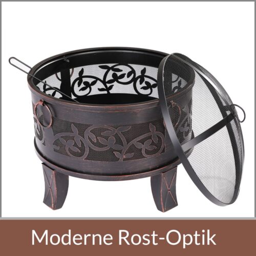 de_107447a_3.jpg Focar din oțel Ø66cm aspect antic