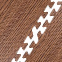 Covorașe/covorașe puzzle pentru podea, set de 8 piese, aspect lemn maro