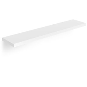 de_107751d_1.jpg Raft de perete, raft plutitor, 90cm, alb + suport