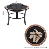 de_107791d_7.jpg Focar Fuoco Mosaic Steel Ø76cm