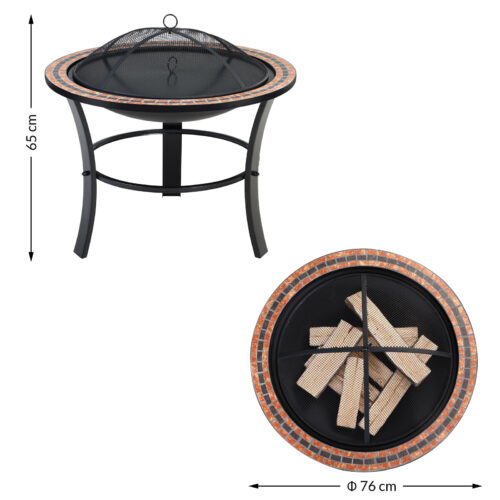 de_107791d_7.jpg Focar Fuoco Mosaic Steel Ø76cm