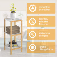 de_107919d_8.jpg Raft independent din bambus, alb, 80x33x34cm
