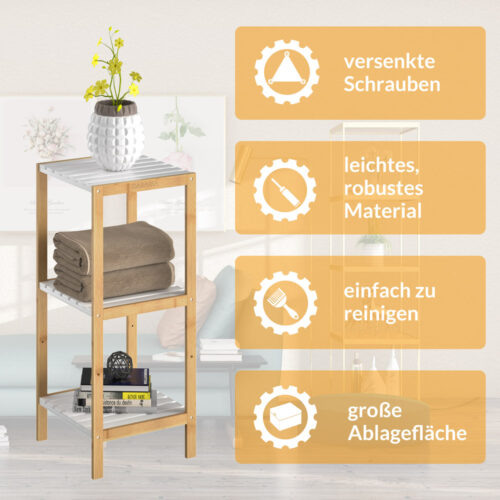 de_107919d_8.jpg Raft independent din bambus, alb, 80x33x34cm