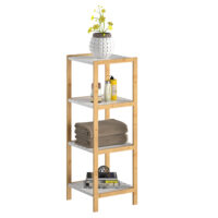 de_107920d_6.jpg Raft independent din bambus, alb, 110x33x34cm